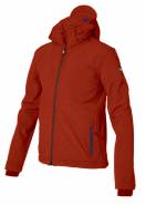 Chlapecká softshellová bunda SOFTSHELL HOODED BOY RED