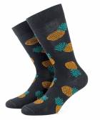 Barevné trendy ponožky PINEAPPLE - BLK