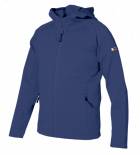 Chlapecká fleecová bunda FLEECE STRETCH HOODED BOY NVY