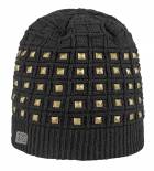 Dívčí zimní čepice METAL BEANIE JR - BLK