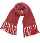 Dívčí zimní šála BICOLOR SCARF - RED