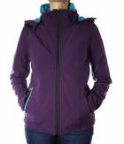 Dámská softshellová bunda SOFTSHELL HOODED WOMAN - PLU