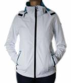 Dámská softshellová bunda 8000 mm SOFTSHELL HOODED WOMAN - WHT