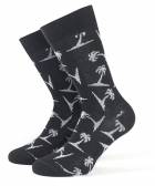 Barevné trendy ponožky PALMS - BLK