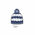 Dámská zimní čepice s bambulí Wave Beanie - NVY