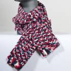 Dívčí zimní šála Multicolor Scarf - RED