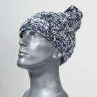 Dámská zimní čepice s bambulí Fade Long Beanie - NVY