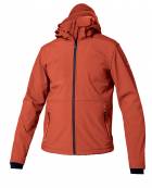 Pánská softshellová bunda SOFTSHELL HOODED MAN - RED