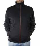 Pánská fleecová bunda FLEECE STRETCH JACKET MAN - BLK