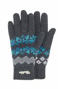 Dámské zimní rukavice JACQUARD GLOVE - GRY