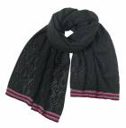 Dámská zimní šála WRINKLED SCARF - BLK