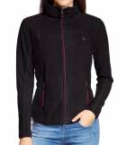 Dámské mikiny MICROPLUS JACKET WOMAN - BLK