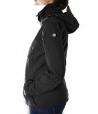 Dámská softshellová bunda - SOFTSHELL HOODED WOMAN - BLK