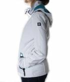 Dámská softshellová bunda 8000 mm - SOFTSHELL HOODED WOMAN - WHT