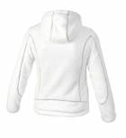 Dámská mikina chlupatka - PELUCHE HOODED WOMAN - WHT