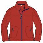 Chlapecká chlupatka bez kapuce - PELUCHE JACKET BOY RED