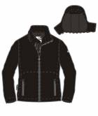 Pánská softshellová bunda - SOFTSHELL HOODED MAN - BLK