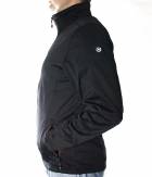 Pánská fleecová bunda - FLEECE STRETCH JACKET MAN - BLK