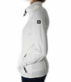 Dámská fleecová bunda - FLEECE STRETCH HOODED WOMAN - WHT