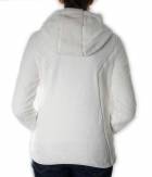 Dámská chlupatka - PELUCHE HOODED WOMAN WHT