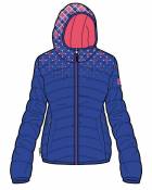 Dámská zimní bunda - PATTERN DOWN JACKET WOMAN - CPLU